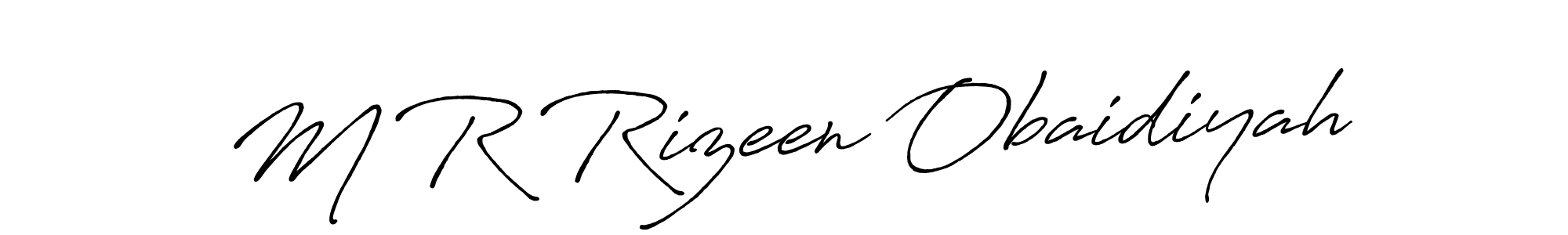 How to Draw M R Rizeen Obaidiyah signature style? Antro_Vectra_Bolder is a latest design signature styles for name M R Rizeen Obaidiyah. M R Rizeen Obaidiyah signature style 7 images and pictures png