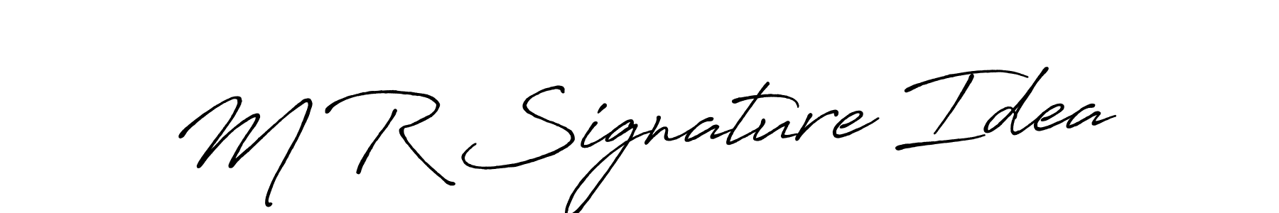 Make a beautiful signature design for name M R Signature Idea. Use this online signature maker to create a handwritten signature for free. M R Signature Idea signature style 7 images and pictures png