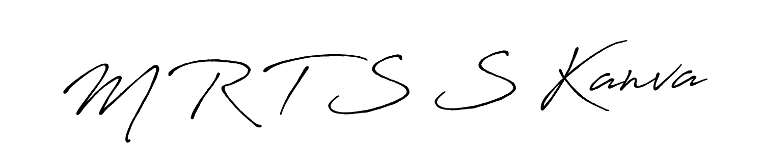 How to make M R T S S Kanva signature? Antro_Vectra_Bolder is a professional autograph style. Create handwritten signature for M R T S S Kanva name. M R T S S Kanva signature style 7 images and pictures png