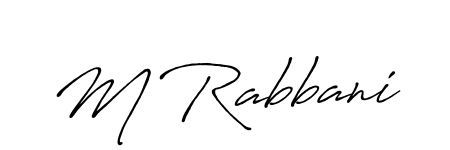 It looks lik you need a new signature style for name M Rabbani. Design unique handwritten (Antro_Vectra_Bolder) signature with our free signature maker in just a few clicks. M Rabbani signature style 7 images and pictures png