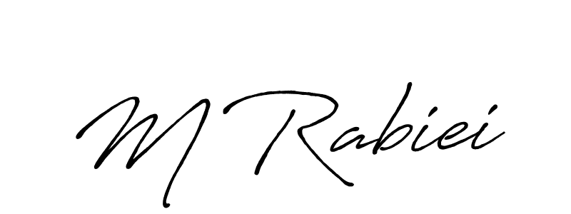 Best and Professional Signature Style for M Rabiei. Antro_Vectra_Bolder Best Signature Style Collection. M Rabiei signature style 7 images and pictures png