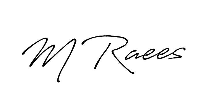 How to Draw M Raees signature style? Antro_Vectra_Bolder is a latest design signature styles for name M Raees. M Raees signature style 7 images and pictures png