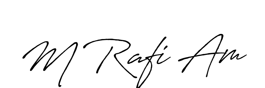 It looks lik you need a new signature style for name M Rafi Am. Design unique handwritten (Antro_Vectra_Bolder) signature with our free signature maker in just a few clicks. M Rafi Am signature style 7 images and pictures png