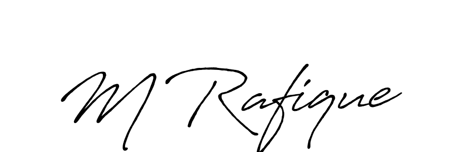 Make a short M Rafique signature style. Manage your documents anywhere anytime using Antro_Vectra_Bolder. Create and add eSignatures, submit forms, share and send files easily. M Rafique signature style 7 images and pictures png