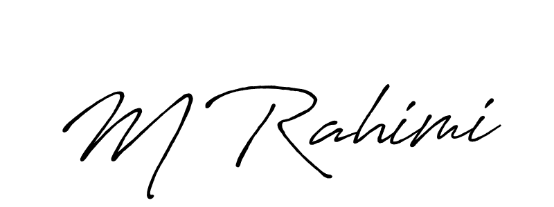 Make a beautiful signature design for name M Rahimi. Use this online signature maker to create a handwritten signature for free. M Rahimi signature style 7 images and pictures png
