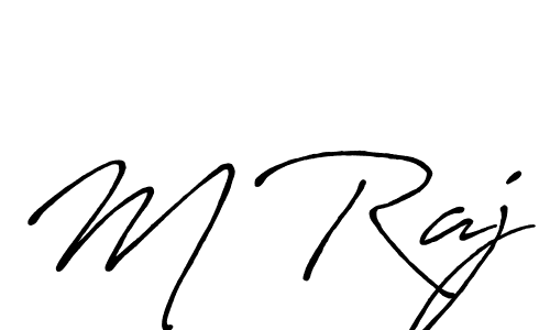 if you are searching for the best signature style for your name M Raj. so please give up your signature search. here we have designed multiple signature styles  using Antro_Vectra_Bolder. M Raj signature style 7 images and pictures png