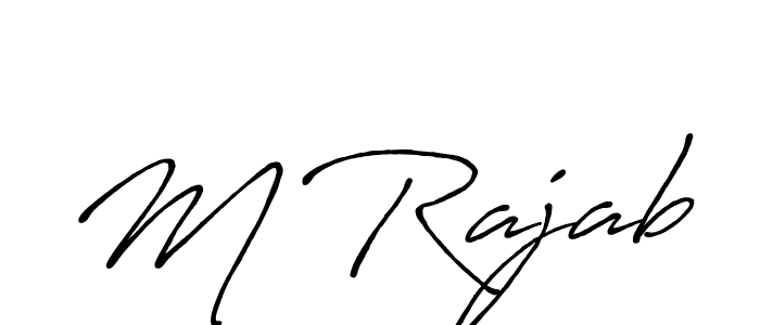 Similarly Antro_Vectra_Bolder is the best handwritten signature design. Signature creator online .You can use it as an online autograph creator for name M Rajab. M Rajab signature style 7 images and pictures png