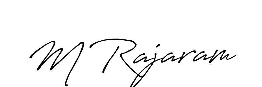 Once you've used our free online signature maker to create your best signature Antro_Vectra_Bolder style, it's time to enjoy all of the benefits that M Rajaram name signing documents. M Rajaram signature style 7 images and pictures png