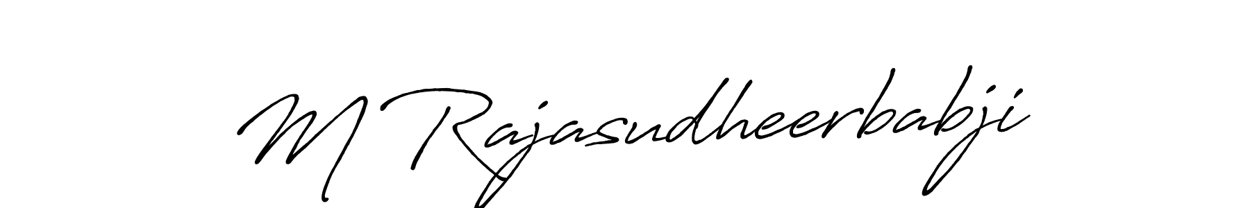 How to Draw M Rajasudheerbabji signature style? Antro_Vectra_Bolder is a latest design signature styles for name M Rajasudheerbabji. M Rajasudheerbabji signature style 7 images and pictures png