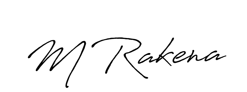 Make a beautiful signature design for name M Rakena. Use this online signature maker to create a handwritten signature for free. M Rakena signature style 7 images and pictures png