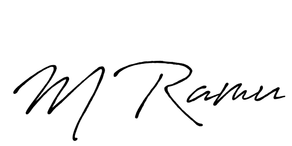 How to Draw M Ramu signature style? Antro_Vectra_Bolder is a latest design signature styles for name M Ramu. M Ramu signature style 7 images and pictures png