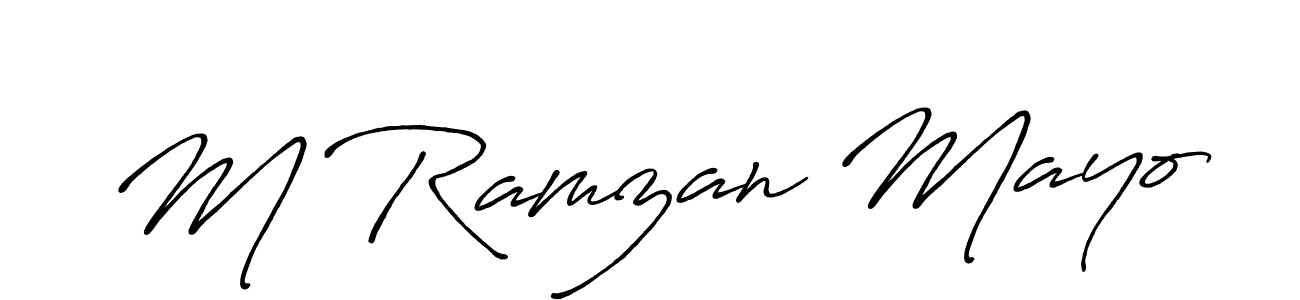 Also You can easily find your signature by using the search form. We will create M Ramzan Mayo name handwritten signature images for you free of cost using Antro_Vectra_Bolder sign style. M Ramzan Mayo signature style 7 images and pictures png