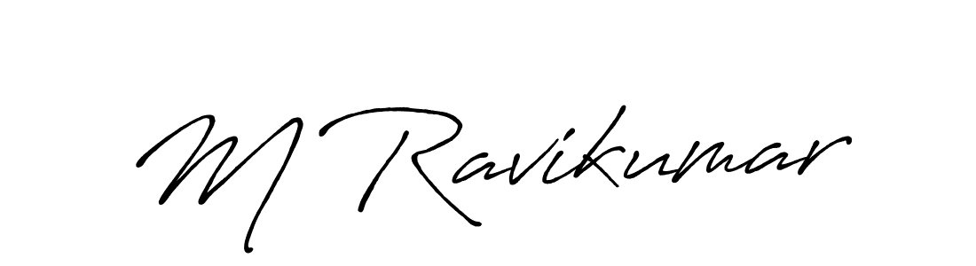 You should practise on your own different ways (Antro_Vectra_Bolder) to write your name (M Ravikumar) in signature. don't let someone else do it for you. M Ravikumar signature style 7 images and pictures png