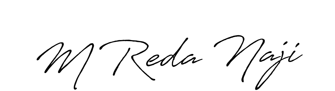 This is the best signature style for the M Reda Naji name. Also you like these signature font (Antro_Vectra_Bolder). Mix name signature. M Reda Naji signature style 7 images and pictures png