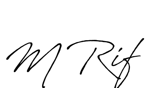 It looks lik you need a new signature style for name M Rif. Design unique handwritten (Antro_Vectra_Bolder) signature with our free signature maker in just a few clicks. M Rif signature style 7 images and pictures png