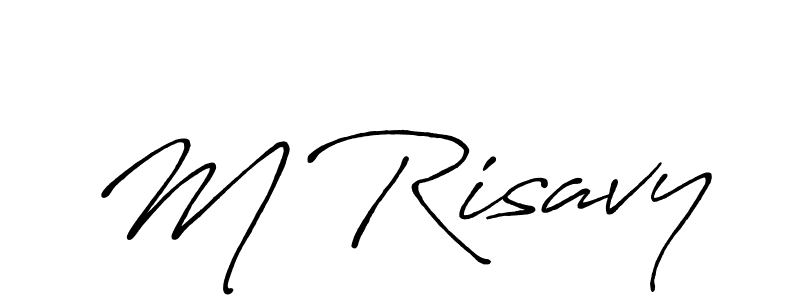 You should practise on your own different ways (Antro_Vectra_Bolder) to write your name (M Risavy) in signature. don't let someone else do it for you. M Risavy signature style 7 images and pictures png