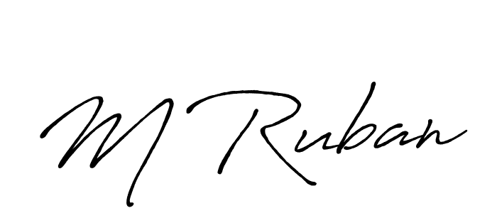 How to Draw M Ruban signature style? Antro_Vectra_Bolder is a latest design signature styles for name M Ruban. M Ruban signature style 7 images and pictures png