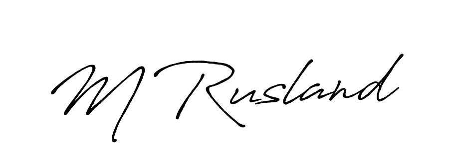 Here are the top 10 professional signature styles for the name M Rusland. These are the best autograph styles you can use for your name. M Rusland signature style 7 images and pictures png