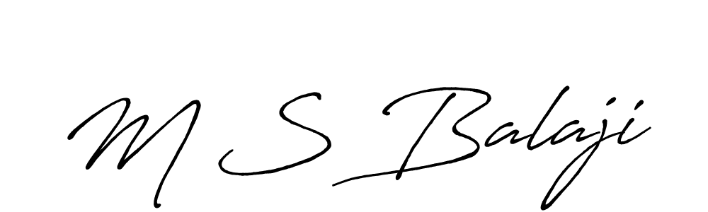 You can use this online signature creator to create a handwritten signature for the name M S Balaji. This is the best online autograph maker. M S Balaji signature style 7 images and pictures png