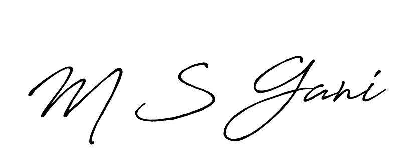 Here are the top 10 professional signature styles for the name M S Gani. These are the best autograph styles you can use for your name. M S Gani signature style 7 images and pictures png