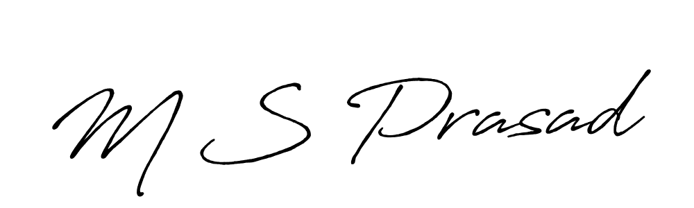 Also we have M S Prasad name is the best signature style. Create professional handwritten signature collection using Antro_Vectra_Bolder autograph style. M S Prasad signature style 7 images and pictures png