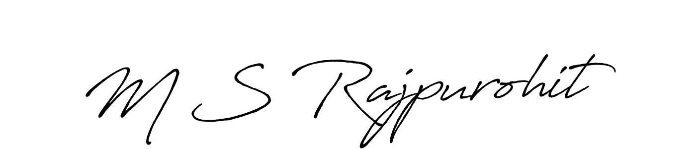How to Draw M S Rajpurohit signature style? Antro_Vectra_Bolder is a latest design signature styles for name M S Rajpurohit. M S Rajpurohit signature style 7 images and pictures png