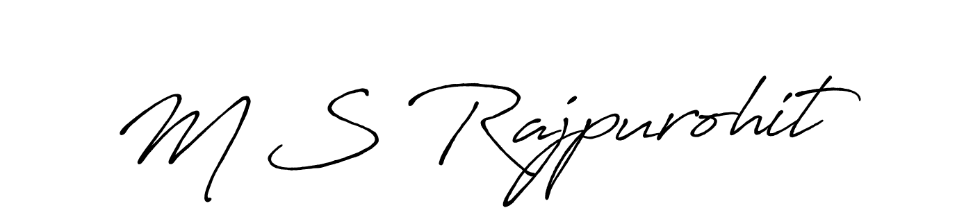 Once you've used our free online signature maker to create your best signature Antro_Vectra_Bolder style, it's time to enjoy all of the benefits that M S Rajpurohit name signing documents. M S Rajpurohit signature style 7 images and pictures png