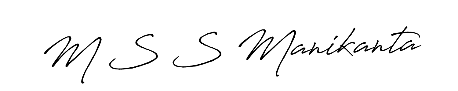 Best and Professional Signature Style for M S S Manikanta. Antro_Vectra_Bolder Best Signature Style Collection. M S S Manikanta signature style 7 images and pictures png