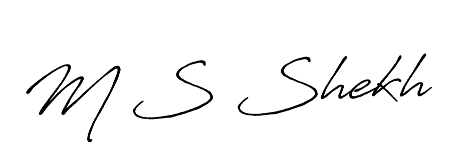 Make a short M S Shekh signature style. Manage your documents anywhere anytime using Antro_Vectra_Bolder. Create and add eSignatures, submit forms, share and send files easily. M S Shekh signature style 7 images and pictures png