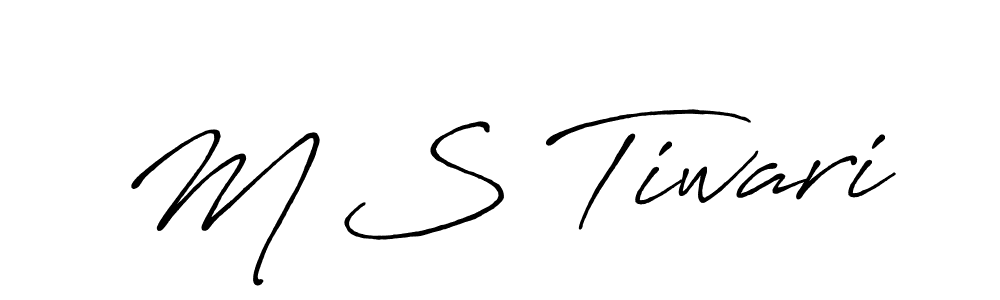 Make a short M S Tiwari signature style. Manage your documents anywhere anytime using Antro_Vectra_Bolder. Create and add eSignatures, submit forms, share and send files easily. M S Tiwari signature style 7 images and pictures png