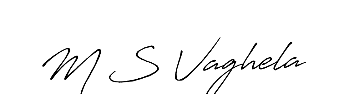 Similarly Antro_Vectra_Bolder is the best handwritten signature design. Signature creator online .You can use it as an online autograph creator for name M S Vaghela. M S Vaghela signature style 7 images and pictures png