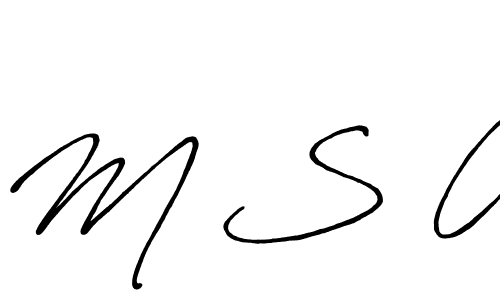Make a beautiful signature design for name M S W. With this signature (Antro_Vectra_Bolder) style, you can create a handwritten signature for free. M S W signature style 7 images and pictures png