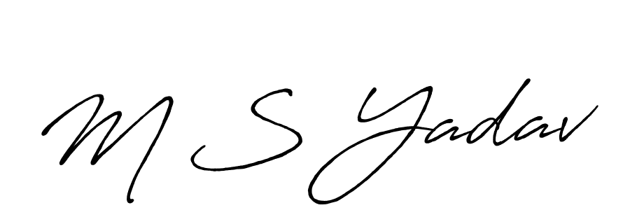 Best and Professional Signature Style for M S Yadav. Antro_Vectra_Bolder Best Signature Style Collection. M S Yadav signature style 7 images and pictures png