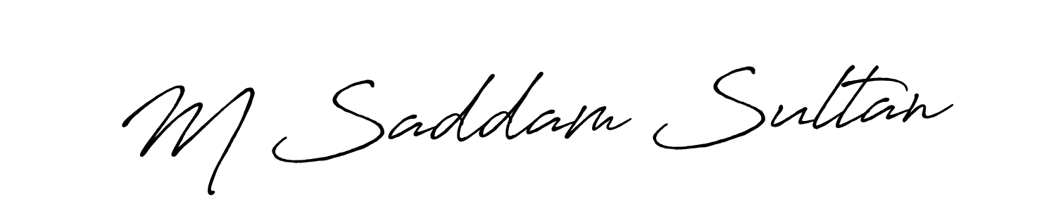 Once you've used our free online signature maker to create your best signature Antro_Vectra_Bolder style, it's time to enjoy all of the benefits that M Saddam Sultan name signing documents. M Saddam Sultan signature style 7 images and pictures png