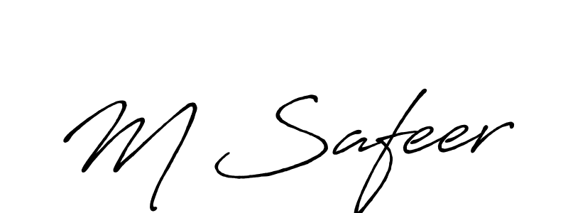 Similarly Antro_Vectra_Bolder is the best handwritten signature design. Signature creator online .You can use it as an online autograph creator for name M Safeer. M Safeer signature style 7 images and pictures png