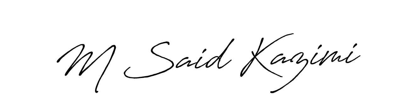 How to Draw M Said Kazimi signature style? Antro_Vectra_Bolder is a latest design signature styles for name M Said Kazimi. M Said Kazimi signature style 7 images and pictures png