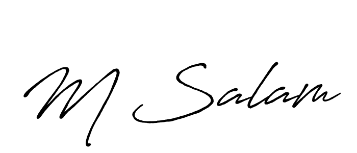 Here are the top 10 professional signature styles for the name M Salam. These are the best autograph styles you can use for your name. M Salam signature style 7 images and pictures png