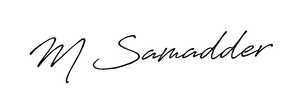 This is the best signature style for the M Samadder name. Also you like these signature font (Antro_Vectra_Bolder). Mix name signature. M Samadder signature style 7 images and pictures png