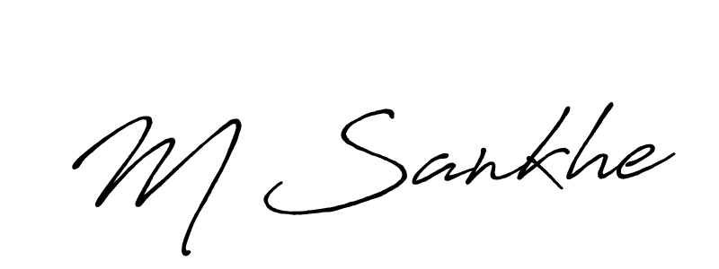 Once you've used our free online signature maker to create your best signature Antro_Vectra_Bolder style, it's time to enjoy all of the benefits that M Sankhe name signing documents. M Sankhe signature style 7 images and pictures png
