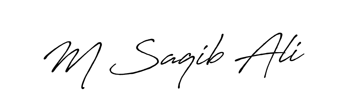 Antro_Vectra_Bolder is a professional signature style that is perfect for those who want to add a touch of class to their signature. It is also a great choice for those who want to make their signature more unique. Get M Saqib Ali name to fancy signature for free. M Saqib Ali signature style 7 images and pictures png