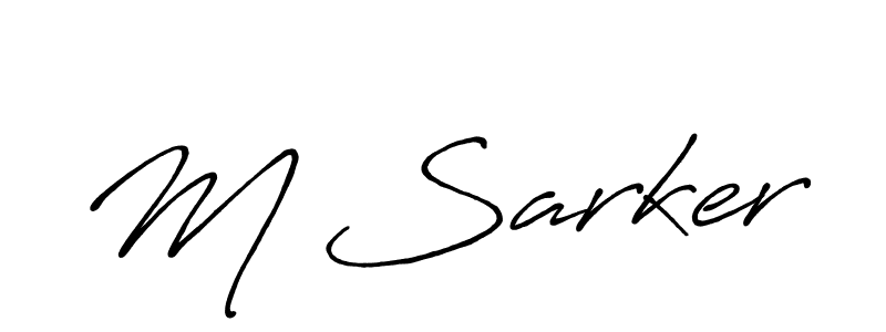 Best and Professional Signature Style for M Sarker. Antro_Vectra_Bolder Best Signature Style Collection. M Sarker signature style 7 images and pictures png