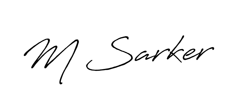 Once you've used our free online signature maker to create your best signature Antro_Vectra_Bolder style, it's time to enjoy all of the benefits that M Sarker name signing documents. M Sarker signature style 7 images and pictures png