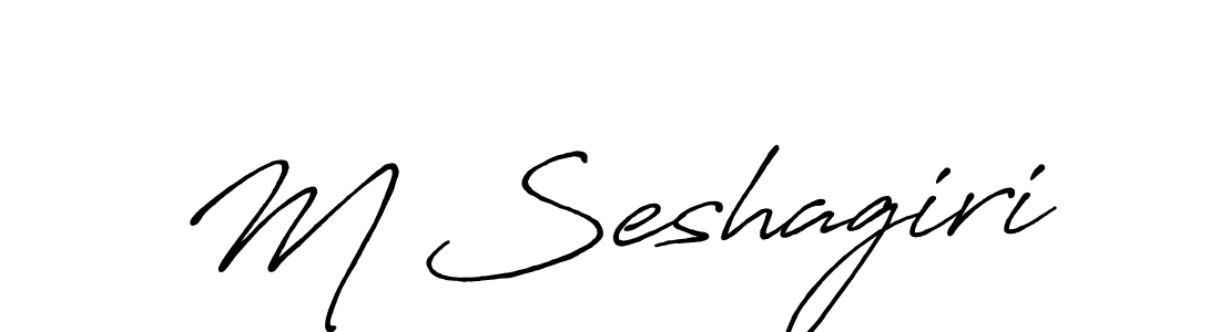 Antro_Vectra_Bolder is a professional signature style that is perfect for those who want to add a touch of class to their signature. It is also a great choice for those who want to make their signature more unique. Get M Seshagiri name to fancy signature for free. M Seshagiri signature style 7 images and pictures png