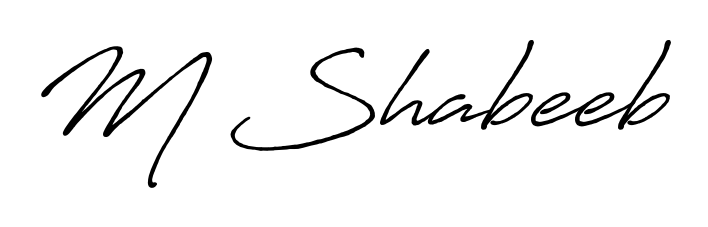 The Antro_Vectra_Bolder signature style provides a bold statement for name M Shabeeb. Designed for business owners, executives, and leaders. M Shabeeb signature style 7 images and pictures png