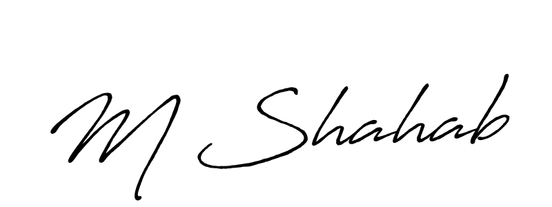 Here are the top 10 professional signature styles for the name M Shahab. These are the best autograph styles you can use for your name. M Shahab signature style 7 images and pictures png