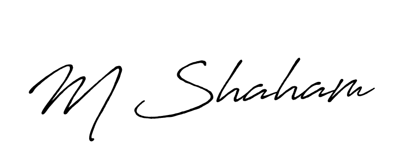 How to Draw M Shaham signature style? Antro_Vectra_Bolder is a latest design signature styles for name M Shaham. M Shaham signature style 7 images and pictures png