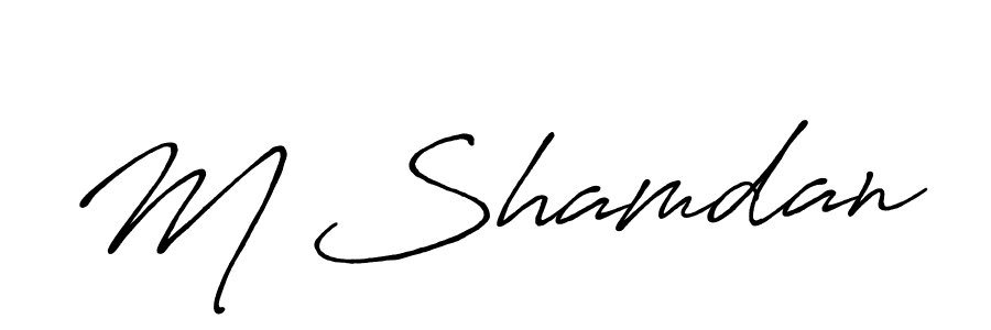 This is the best signature style for the M Shamdan name. Also you like these signature font (Antro_Vectra_Bolder). Mix name signature. M Shamdan signature style 7 images and pictures png