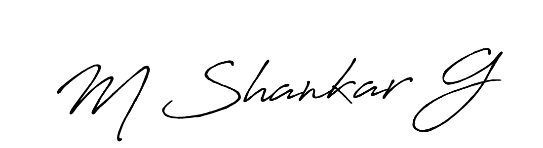 Make a short M Shankar G signature style. Manage your documents anywhere anytime using Antro_Vectra_Bolder. Create and add eSignatures, submit forms, share and send files easily. M Shankar G signature style 7 images and pictures png