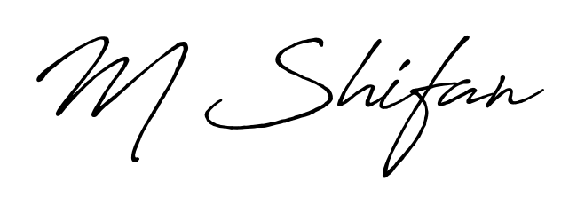 If you are searching for the best signature style for your name M Shifan, here we have designed multiple signature styles using Antro_Vectra_Bolder. M Shifan signature style 7 images and pictures png