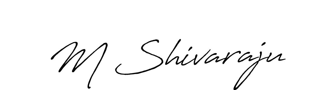 It looks lik you need a new signature style for name M Shivaraju. Design unique handwritten (Antro_Vectra_Bolder) signature with our free signature maker in just a few clicks. M Shivaraju signature style 7 images and pictures png